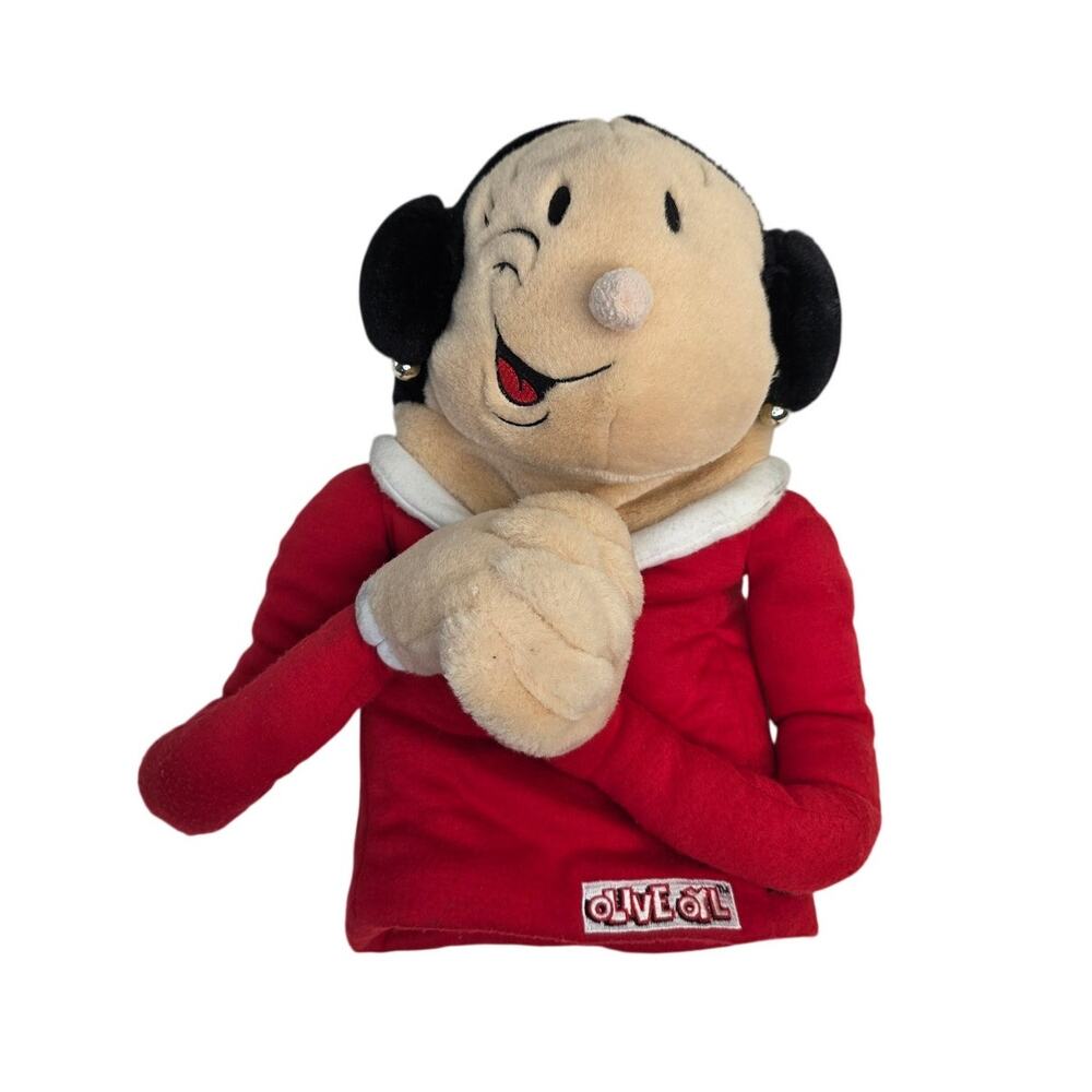 Vintage 2004 Olive Oyl Hand Puppet Plush Character Winning Edge Designs Toy